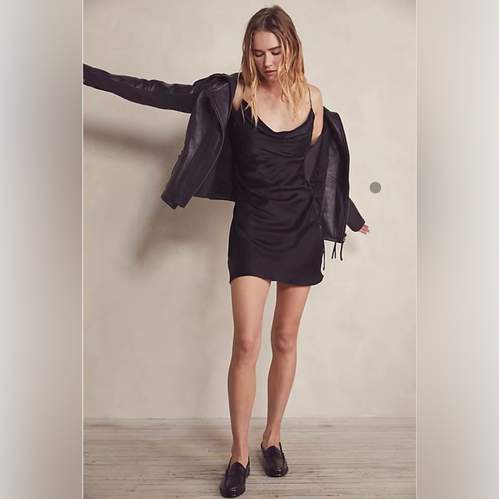 For Love & Lemons Kyra Mini Dress in Black Size S